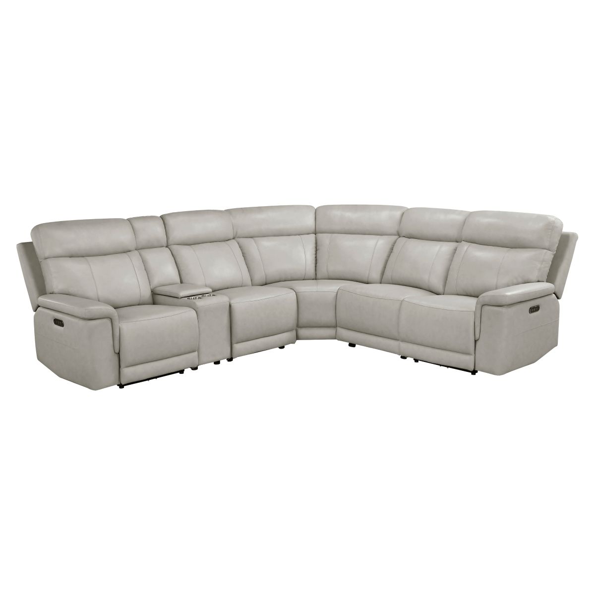 Celestia 6-Piece Modular Power Reclining Sectional with Power Headrests and Charging Ports