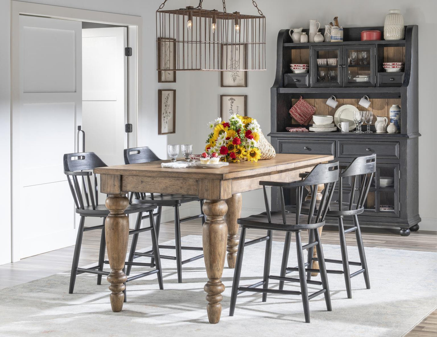 Vintage Market - Chimney Leg Counter Height Table