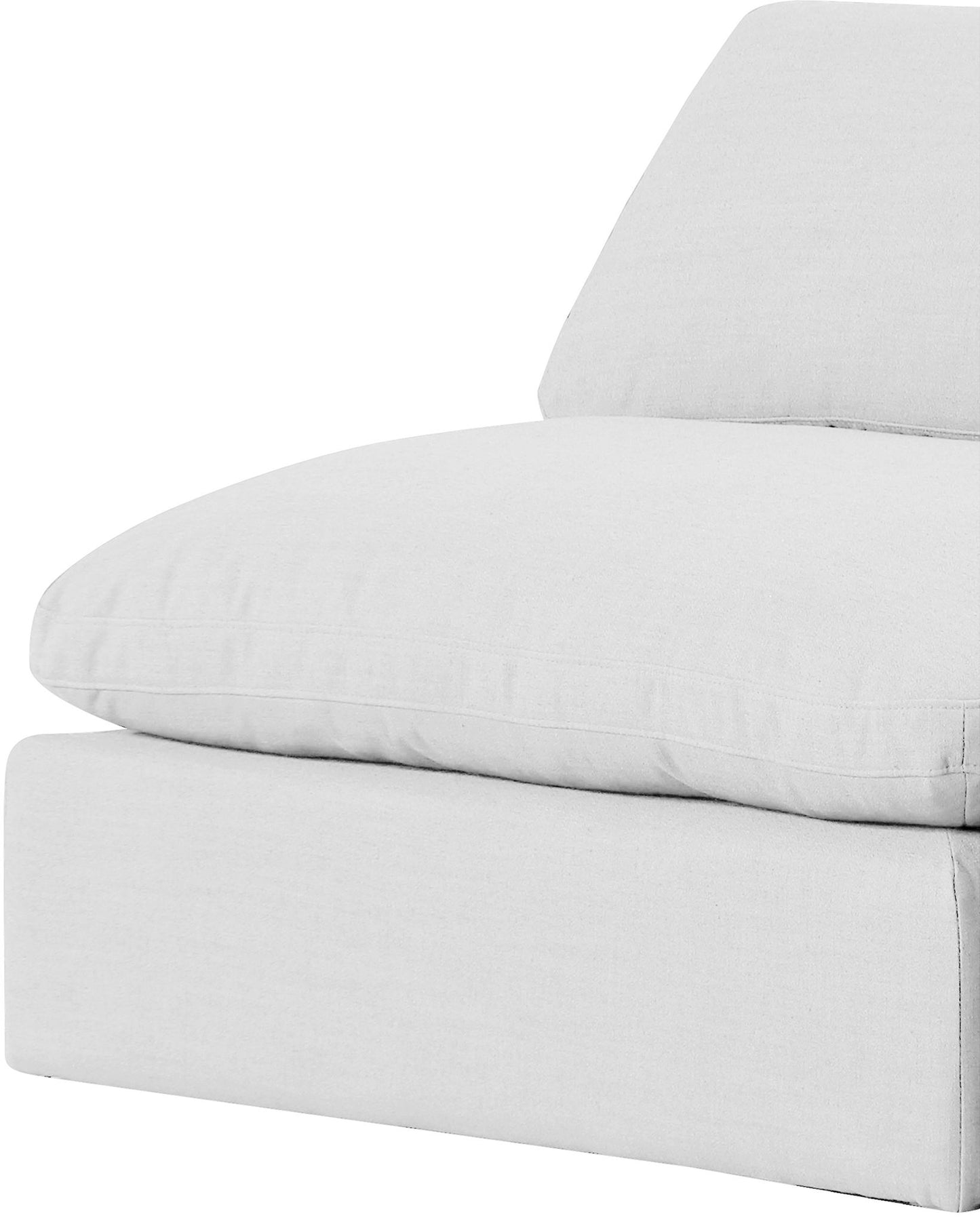 Comfy - 7 Piece Linen Modular Armless Sectional