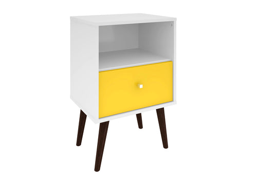Manhattan Liberty - Nightstand Wtth White Frame
