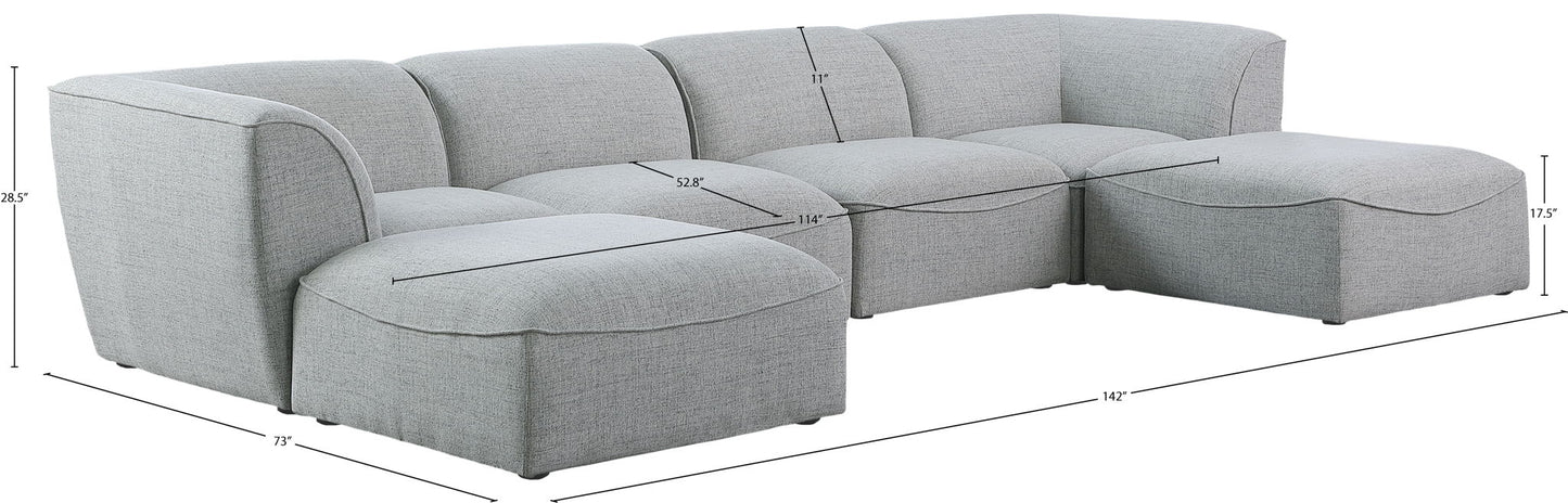 Miramar - 6 Piece Modular Sectional