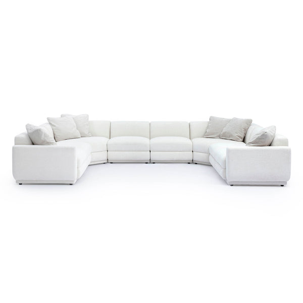 Perry - Modular Large U-Sectional - Cream