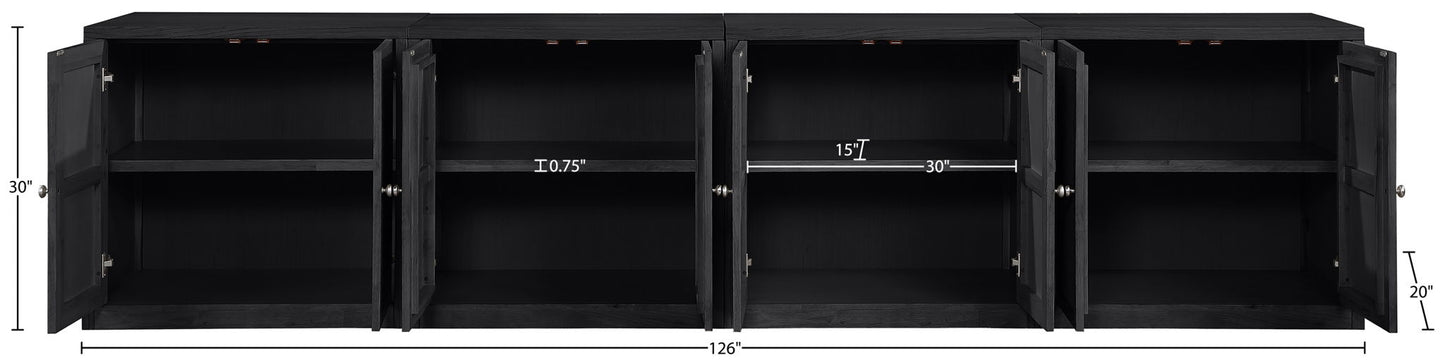 Vero - Solid Wood And Oak Venee Sideboard/Buffet