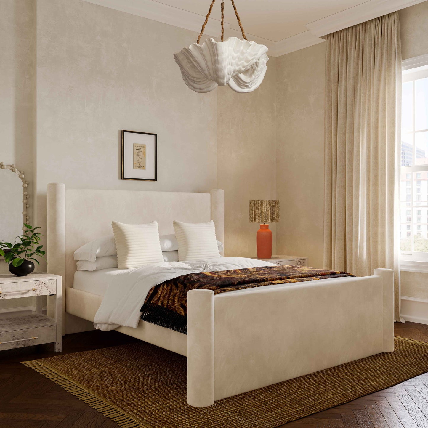 Atrani - Table Lamp - Natural / Terracotta