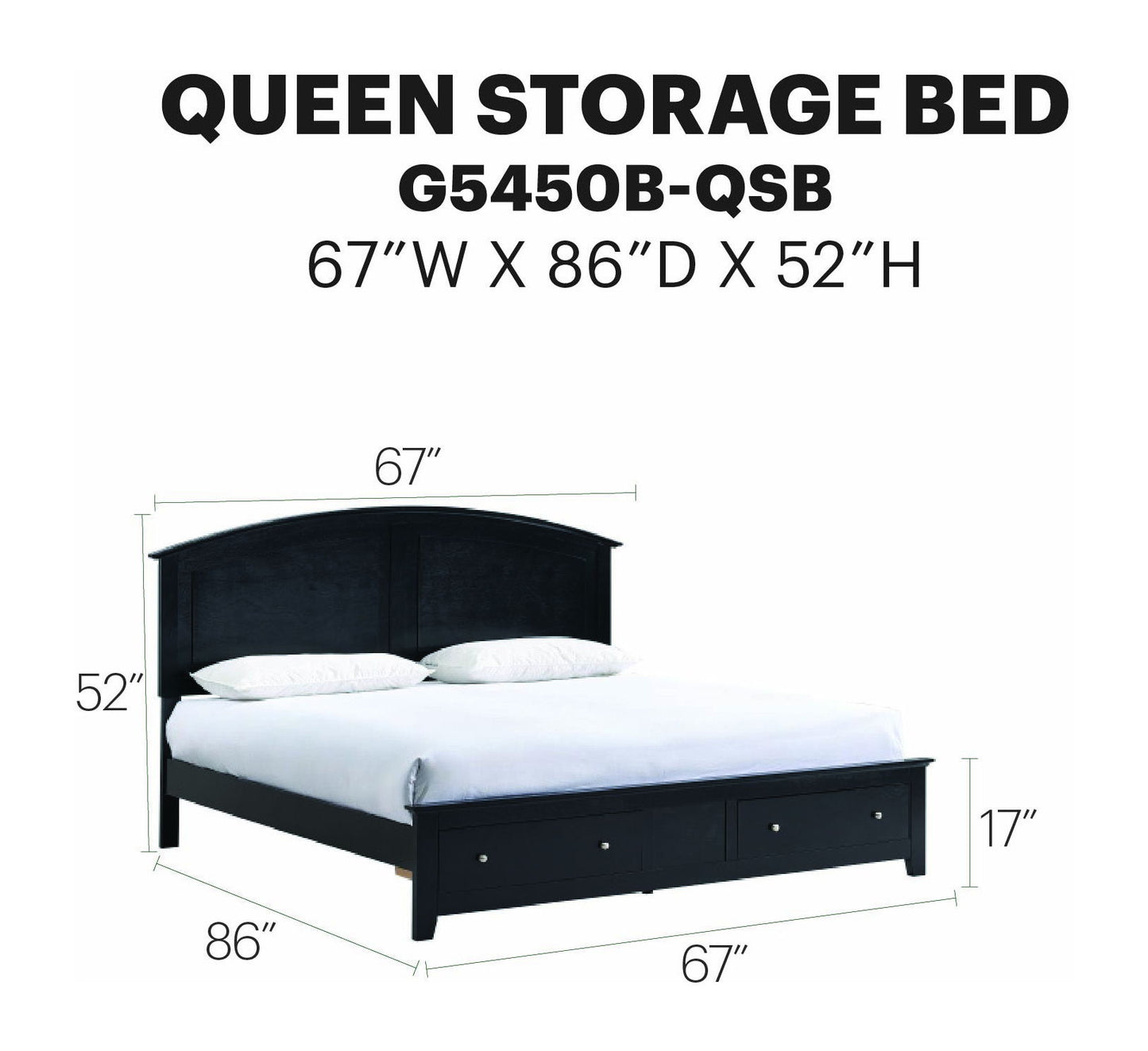Glory Furniture - Hammond - Storage Bed