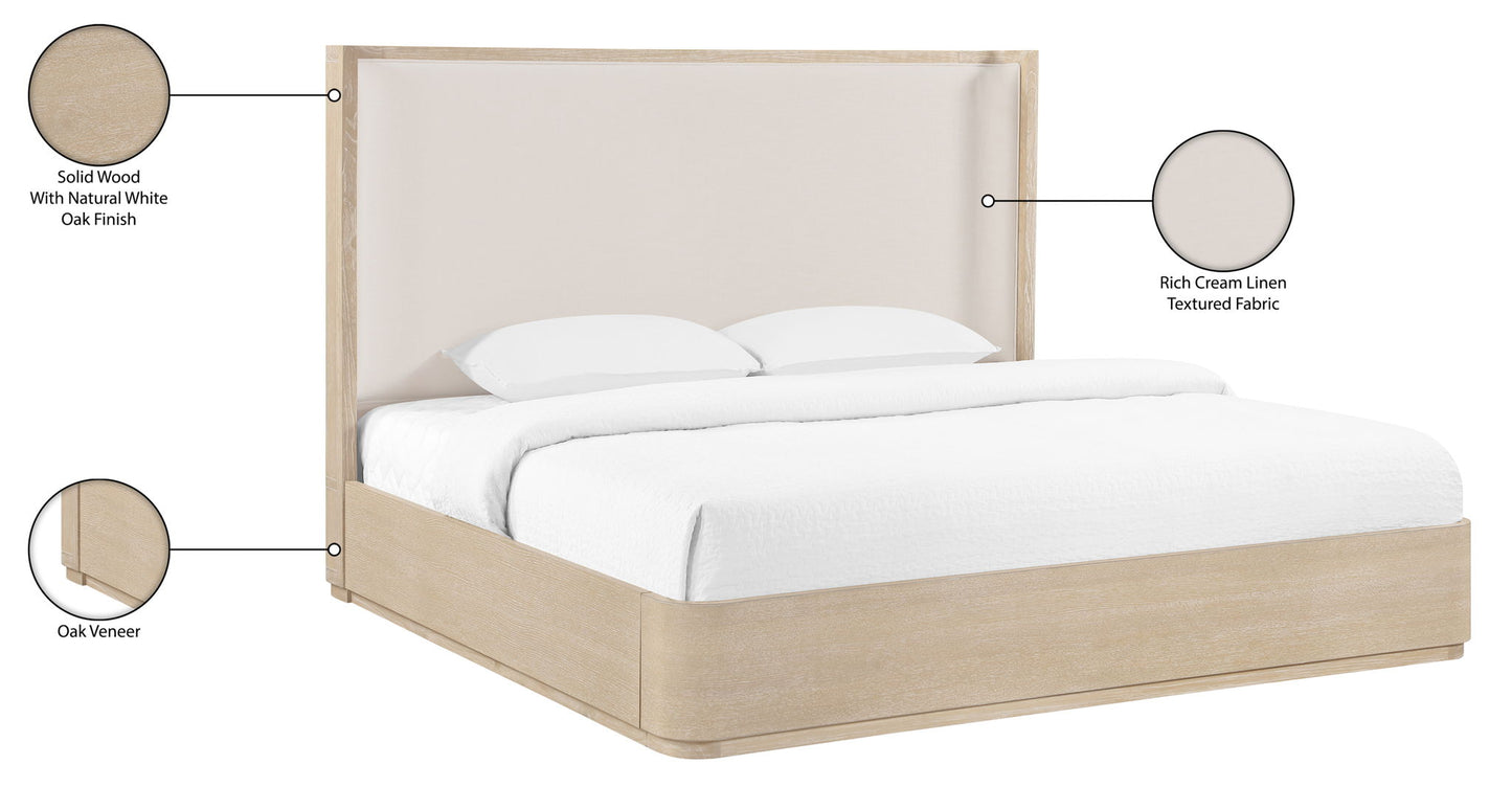Tiberio - Textured Fabric Bed