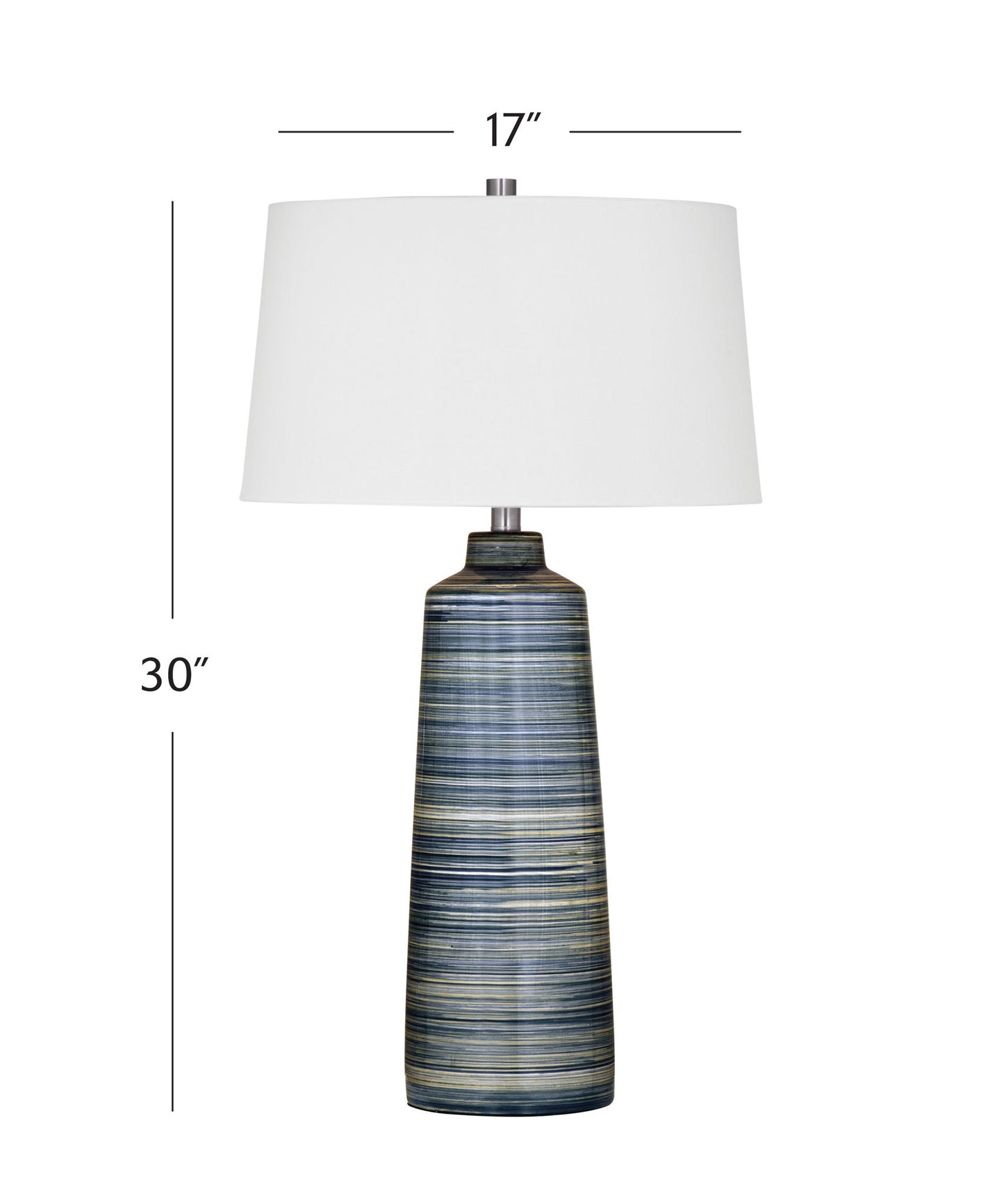 Creedence - Table Lamp - Brushed Blue