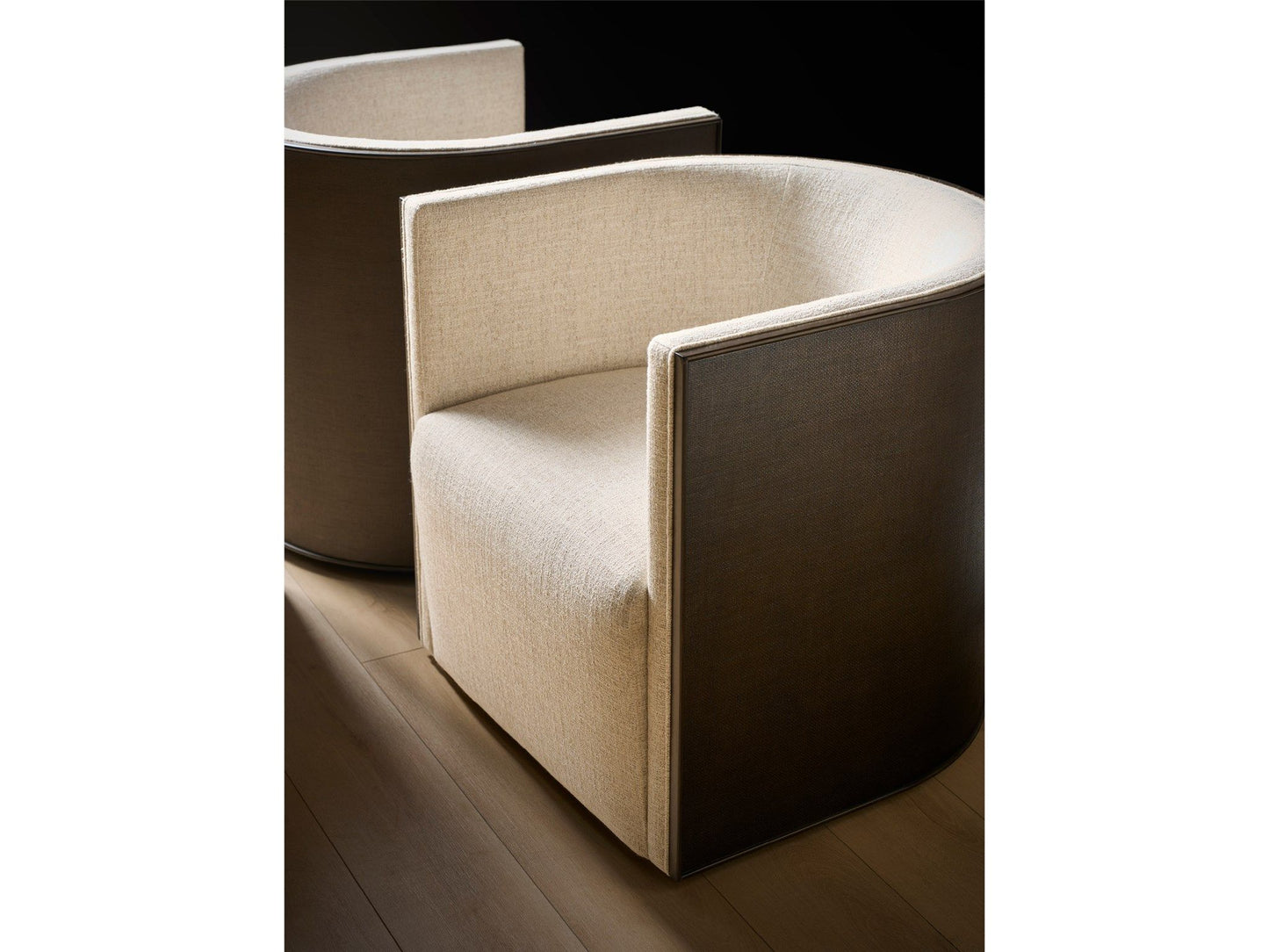 Sutton - Swivel Chair - Monique Linen