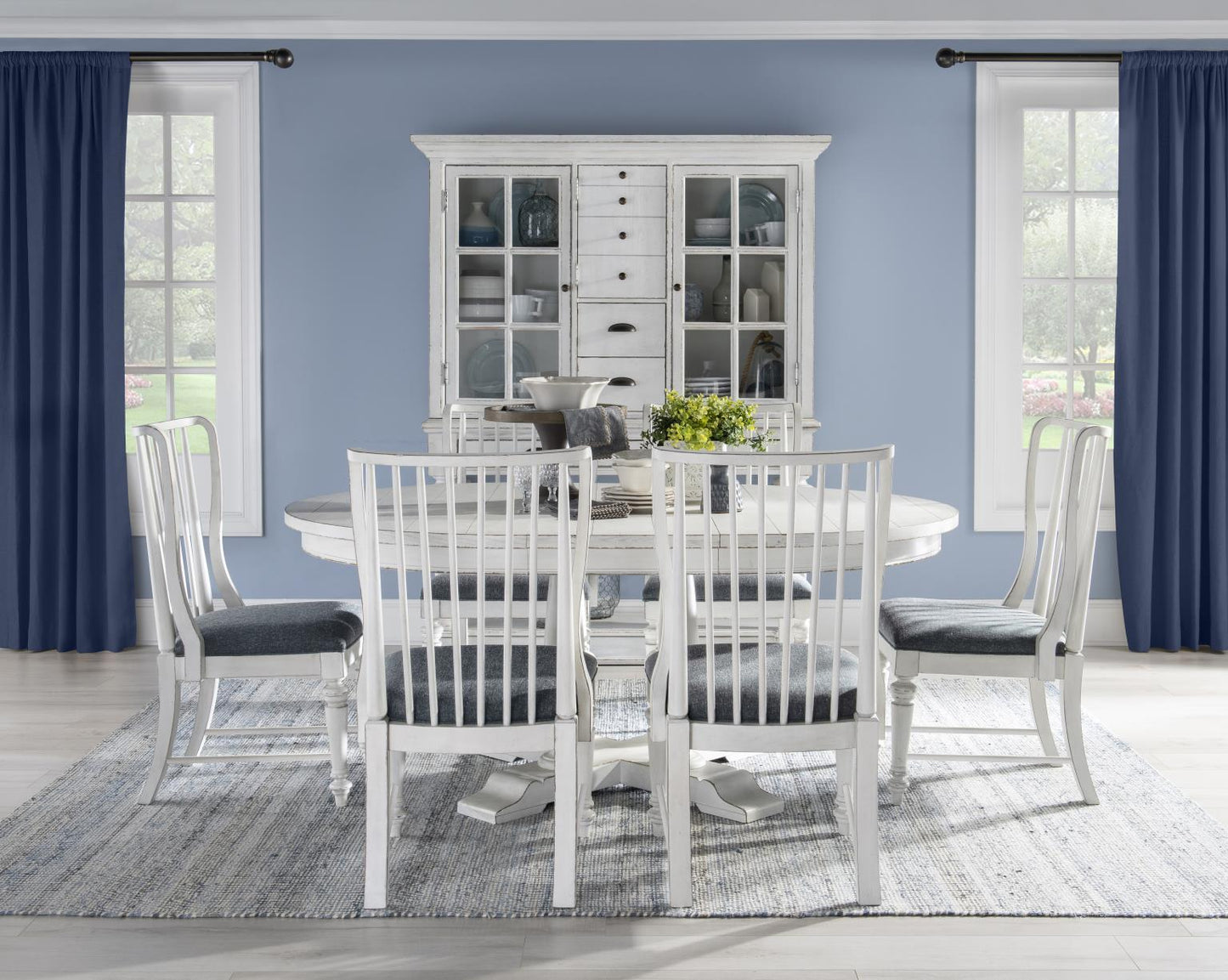 Cottage Park - Slat Back Side Chair (Set of 2) - White