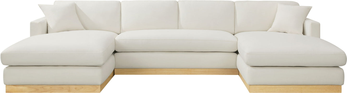 Johanna - 3 Piece Sectional - Natural Base