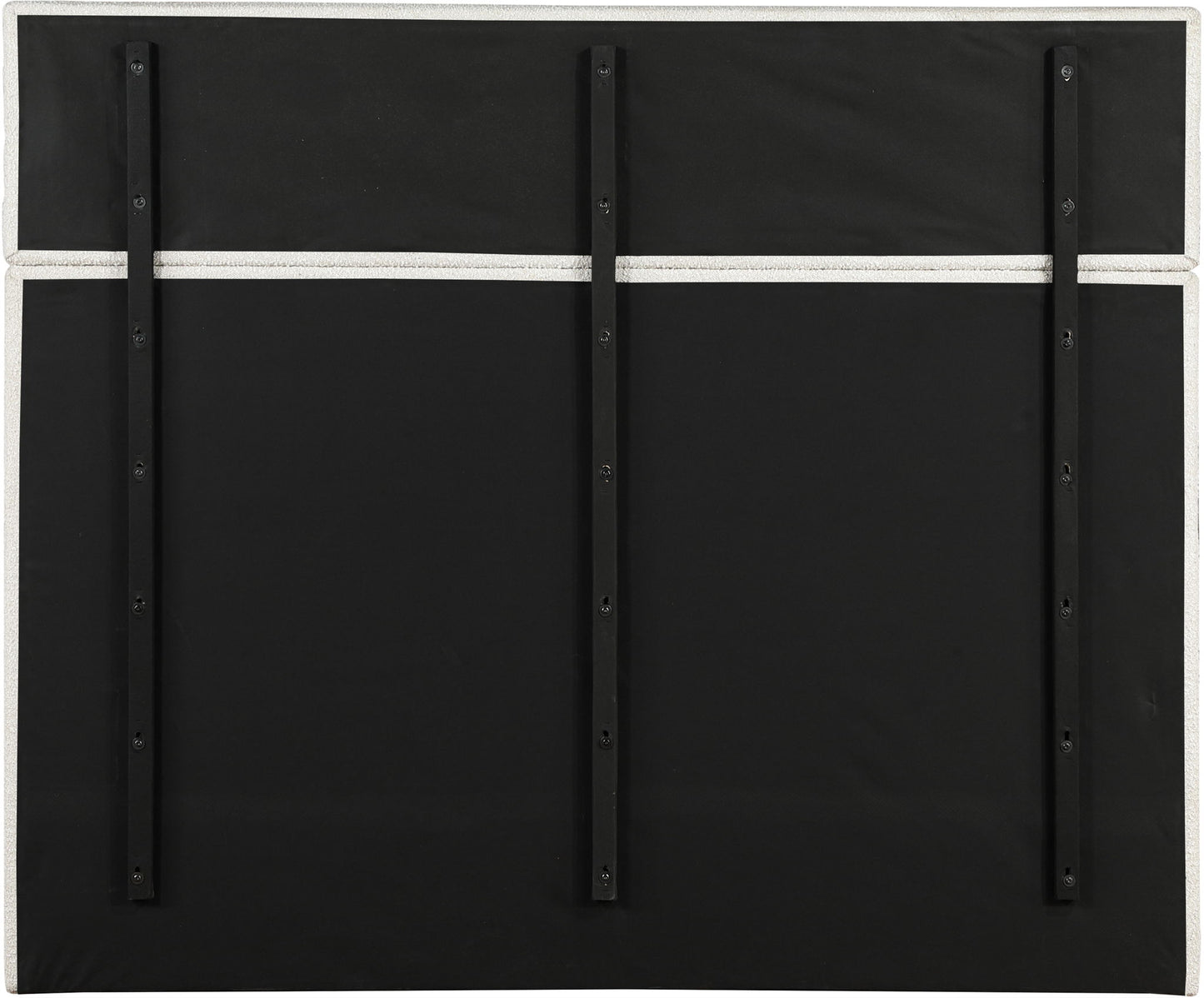 Adam - Boucle Fabric Bed With 70.5" Headboard