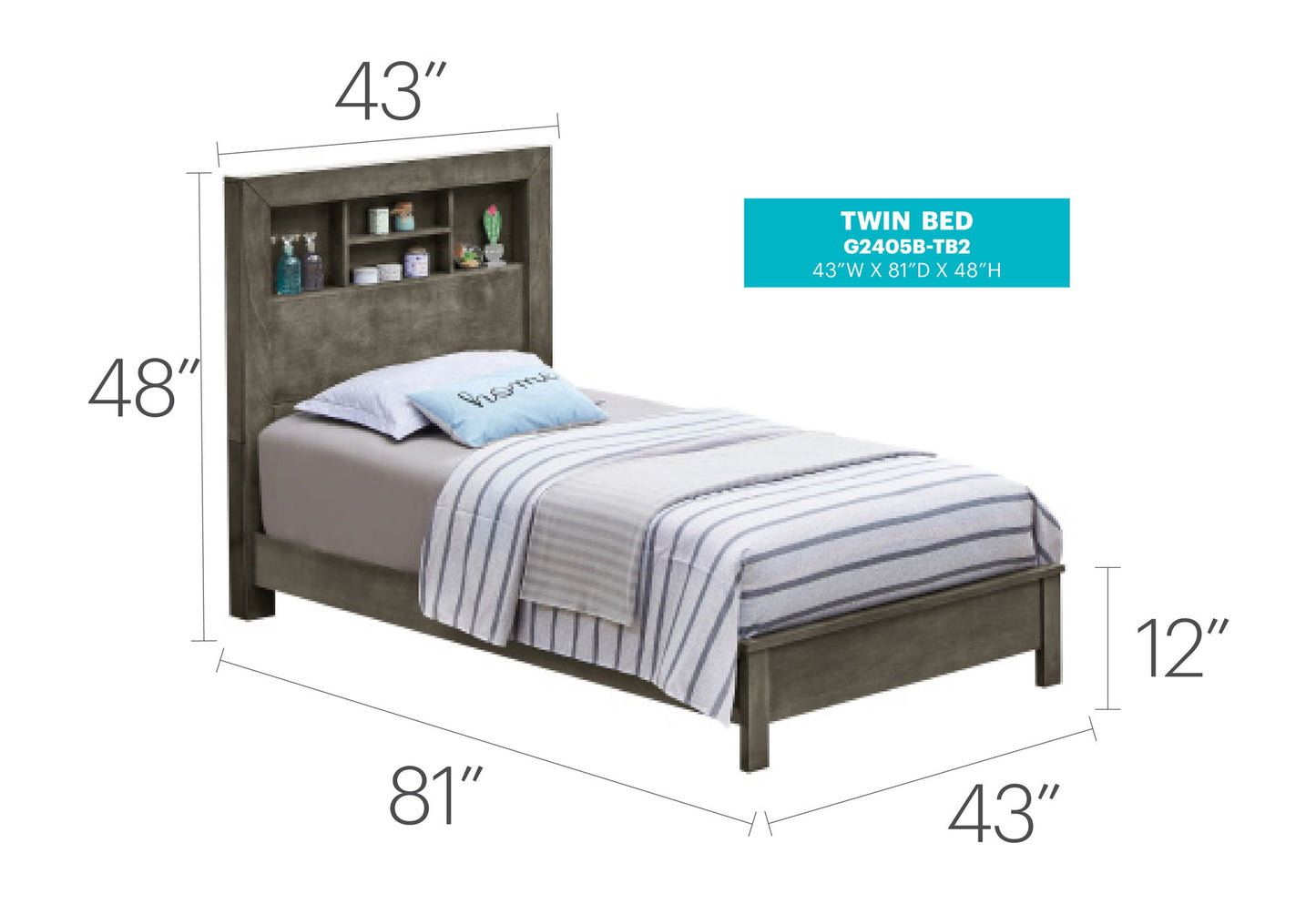 Glory Furniture - Burlington - Bed