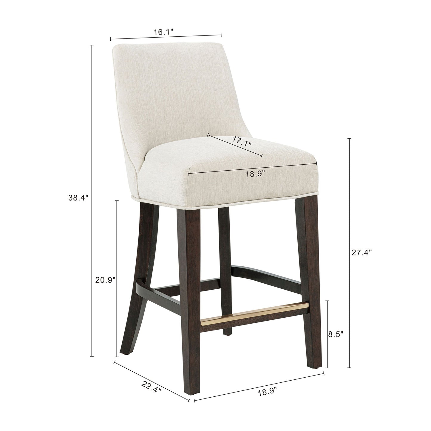Manhattan Beever - Counter Stool