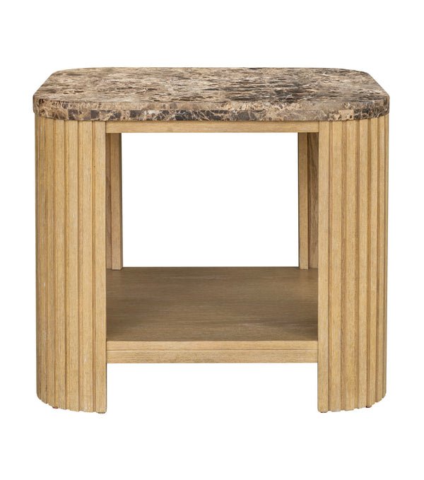 Arlo - End Table - Pale Oak