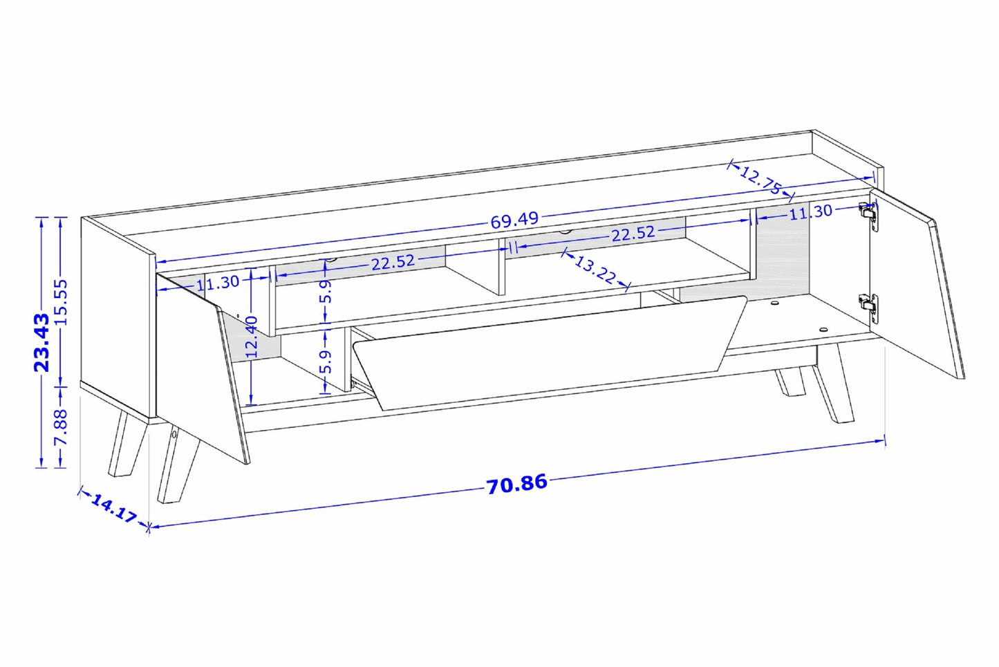 Manhattan Marcus - 71" TV Stand