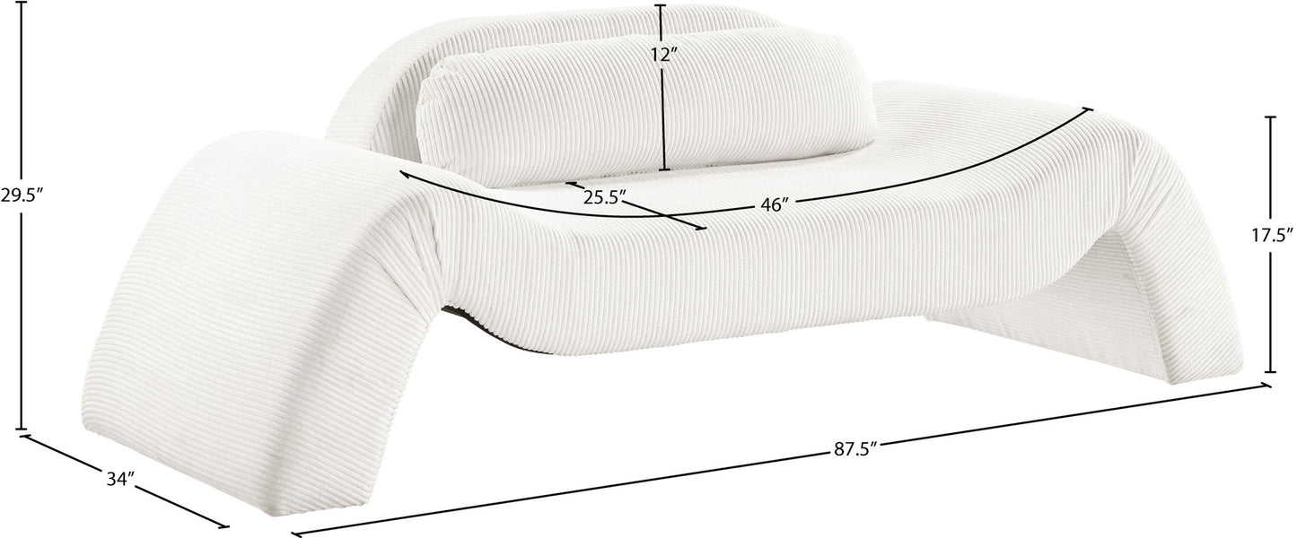 Austin - Corduroy Loveseat