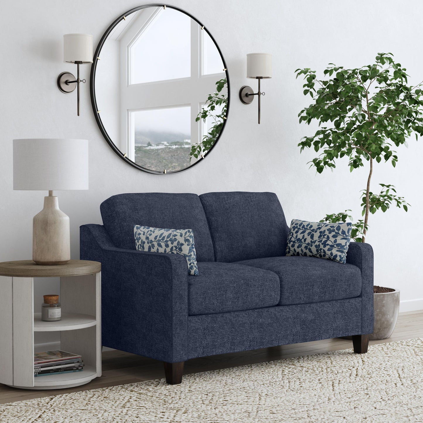Drew - Fabric Loveseat