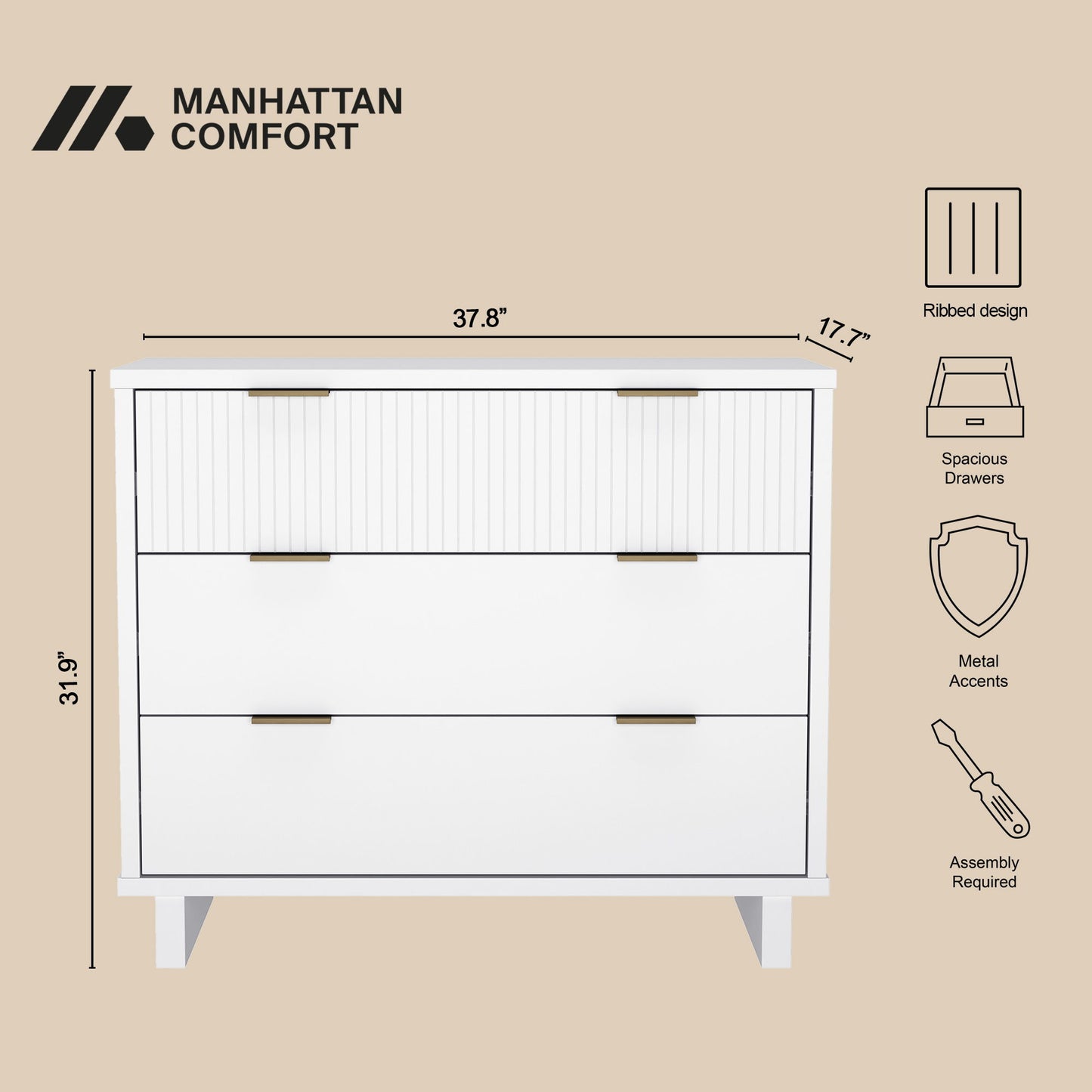 Manhattan Elara - Solid Wood Dresser