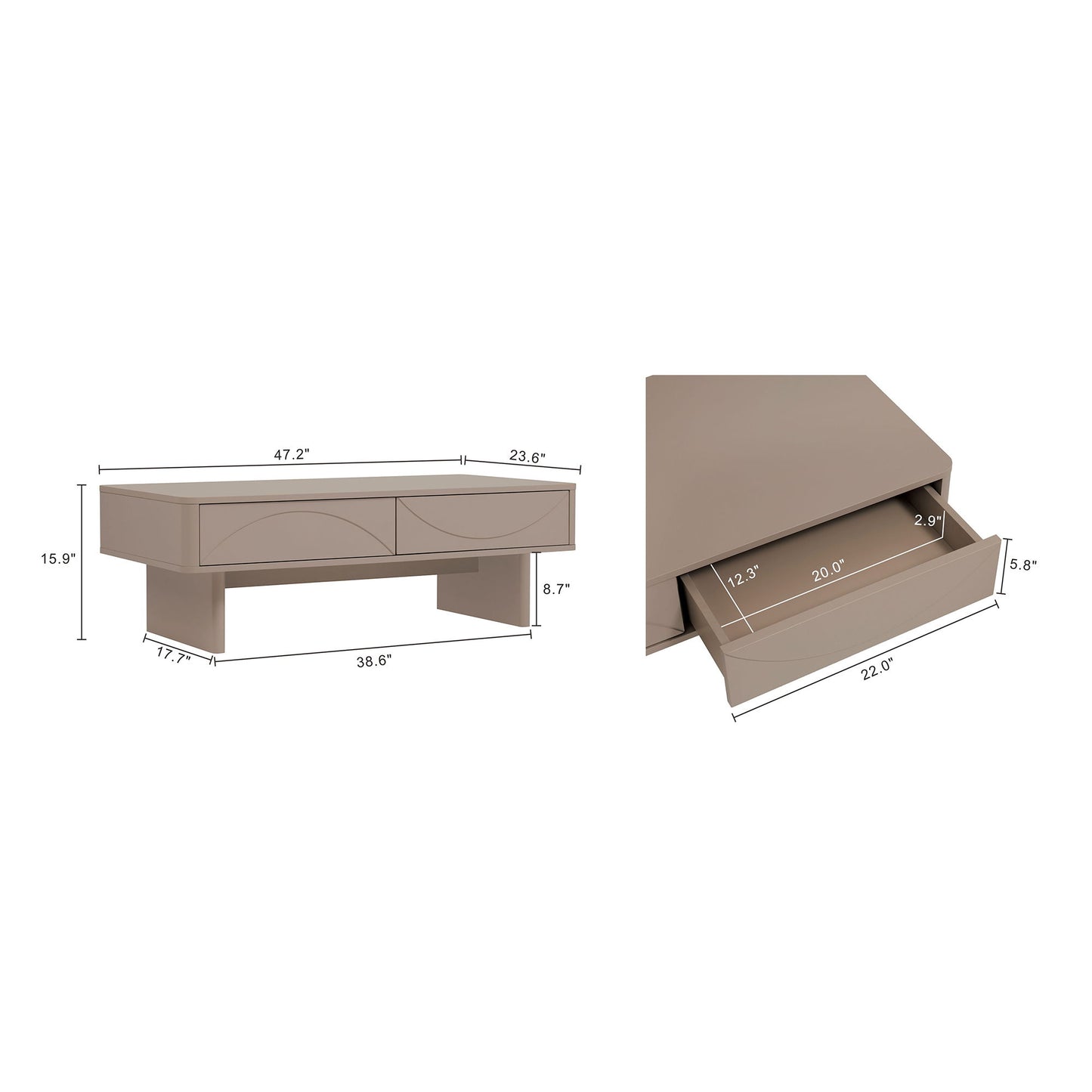 Manhattan Ella - Coffee Table