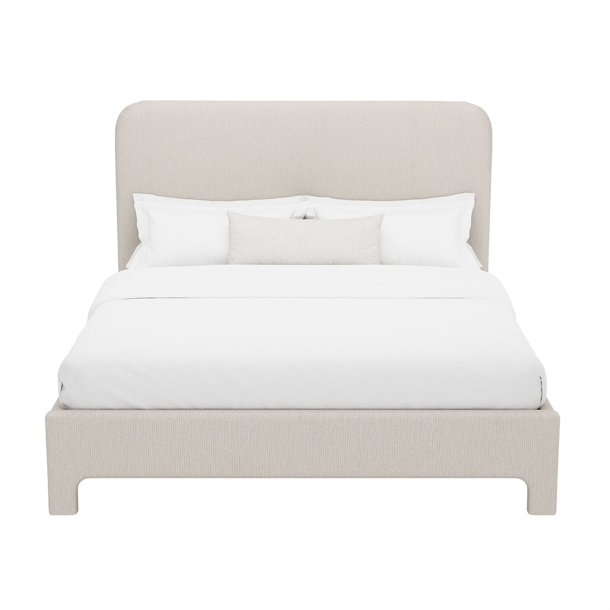 Layton - Rounded Corner Upholstered Bed