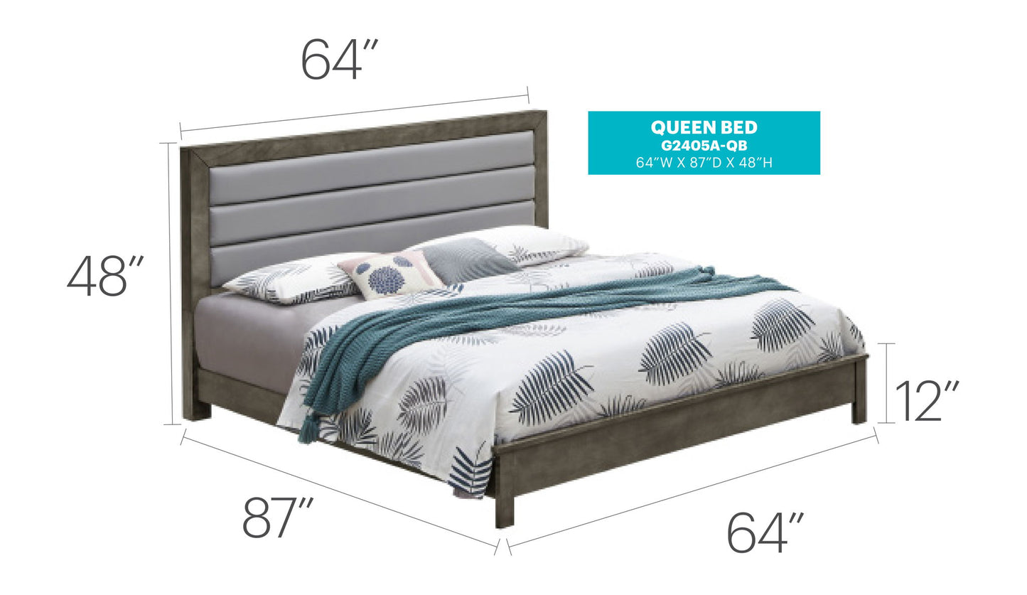 Glory Furniture - Burlington - Upholstered Bed