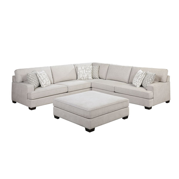 Livia 4-Piece Sectional with Ottoman