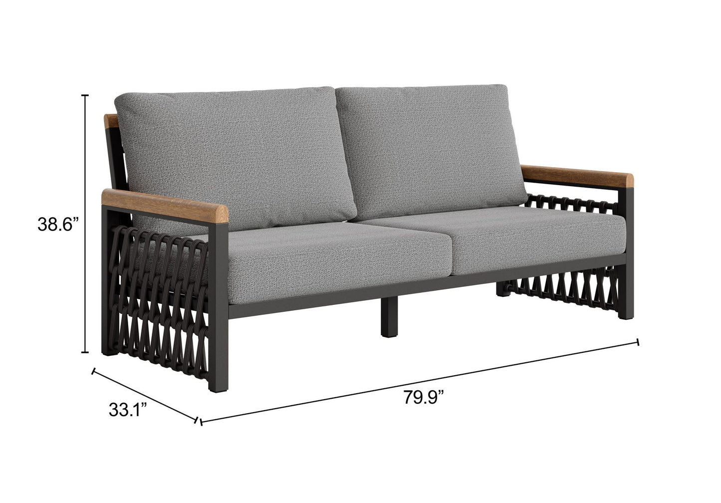 Naru - Sofa - Gray