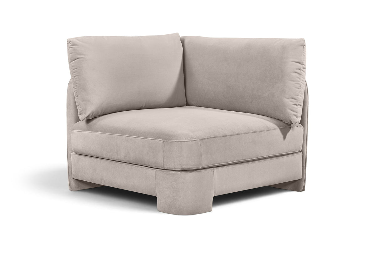 Hammond - Velvet Performance Fabric Upholstered Corner Chair