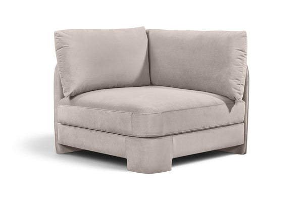 Hammond - Velvet Performance Fabric Upholstered Corner Chair