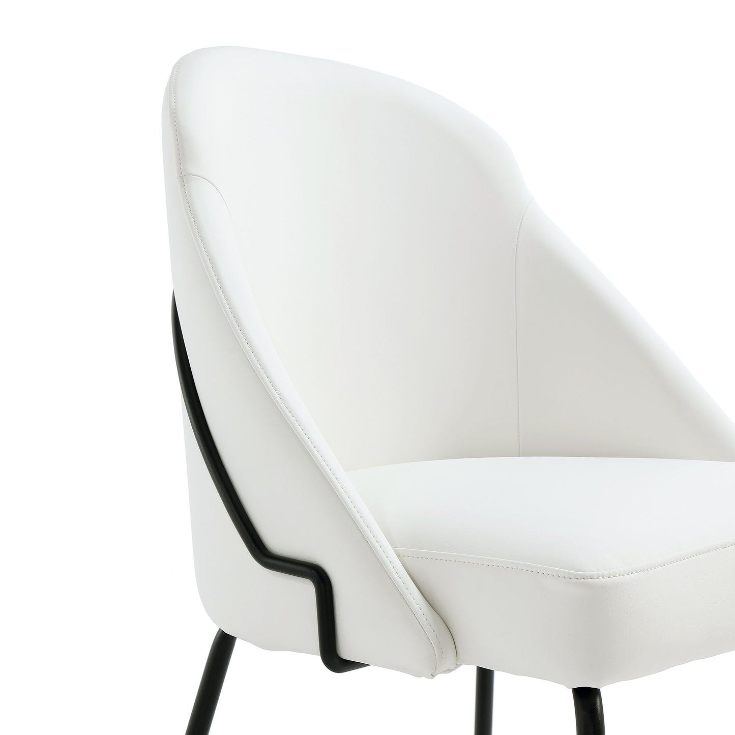 Manhattan Gracie - Dining Chair With Black Legs