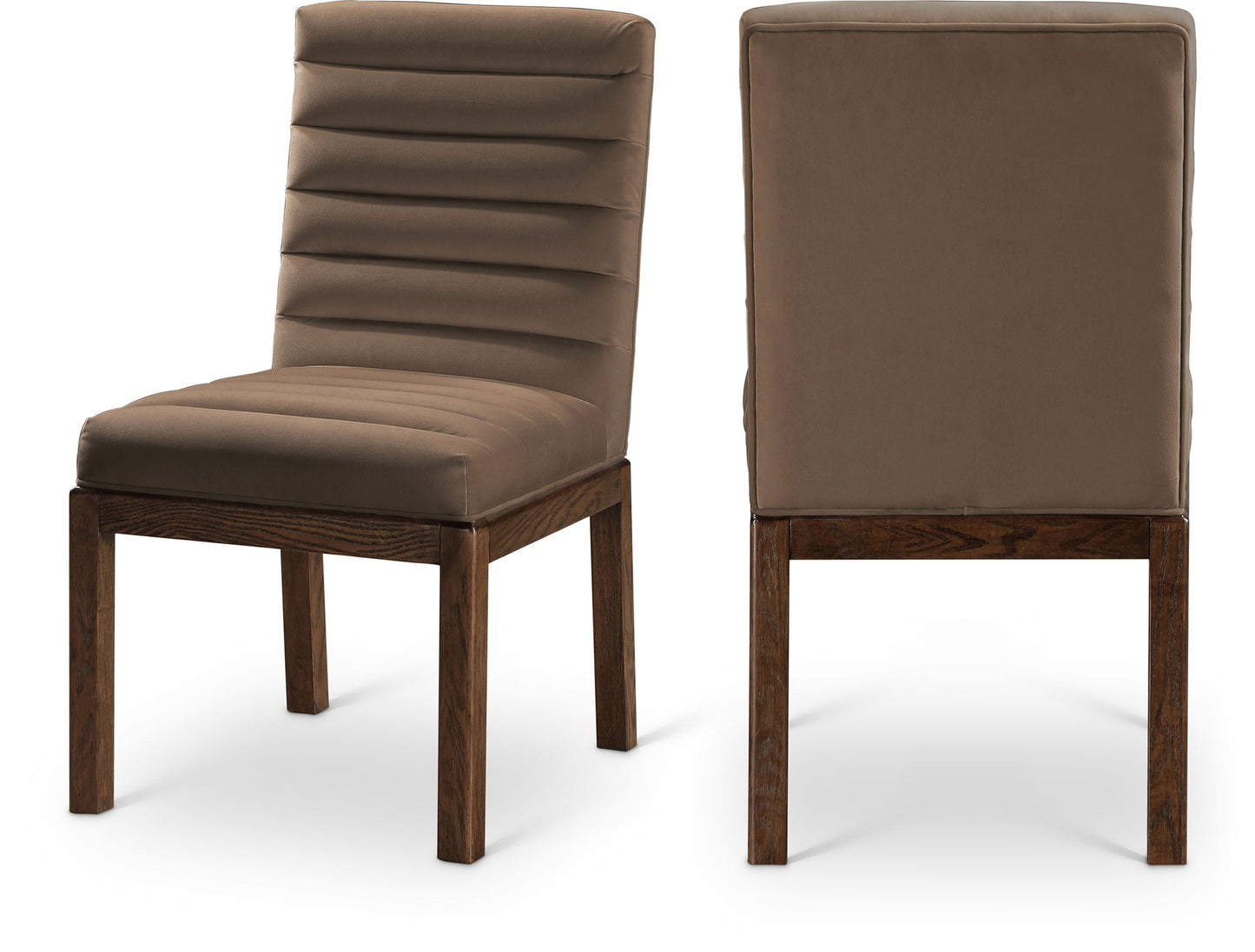 Evelyn - Dining Chair With Brown Legs