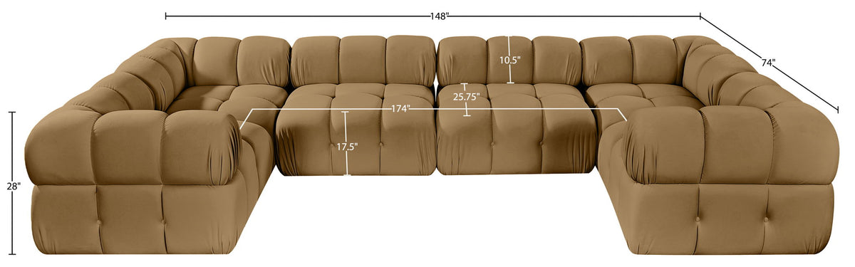 Orin - 6 Piece Modular Sectional (2 Modular Chairs, 4 Corner Chairs)