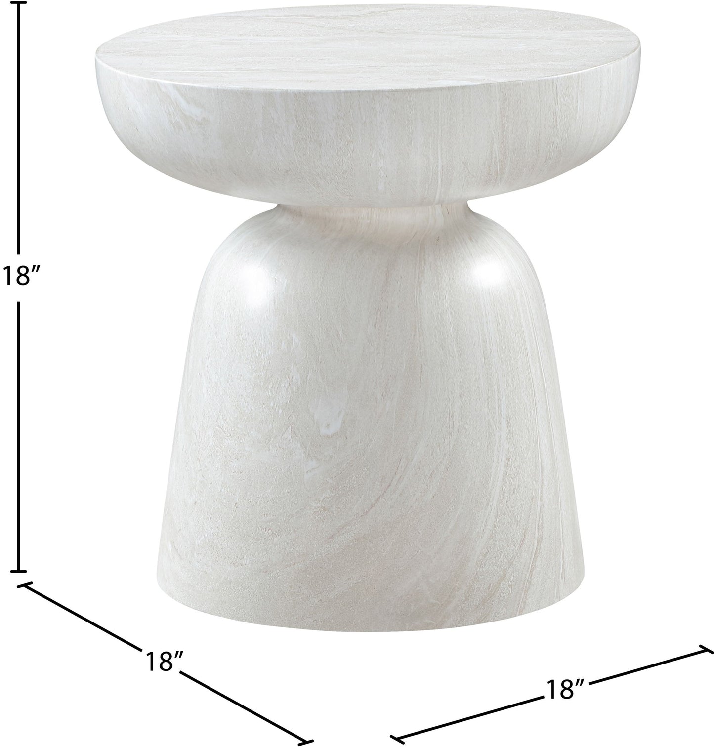 Avellino - Concrete End Table