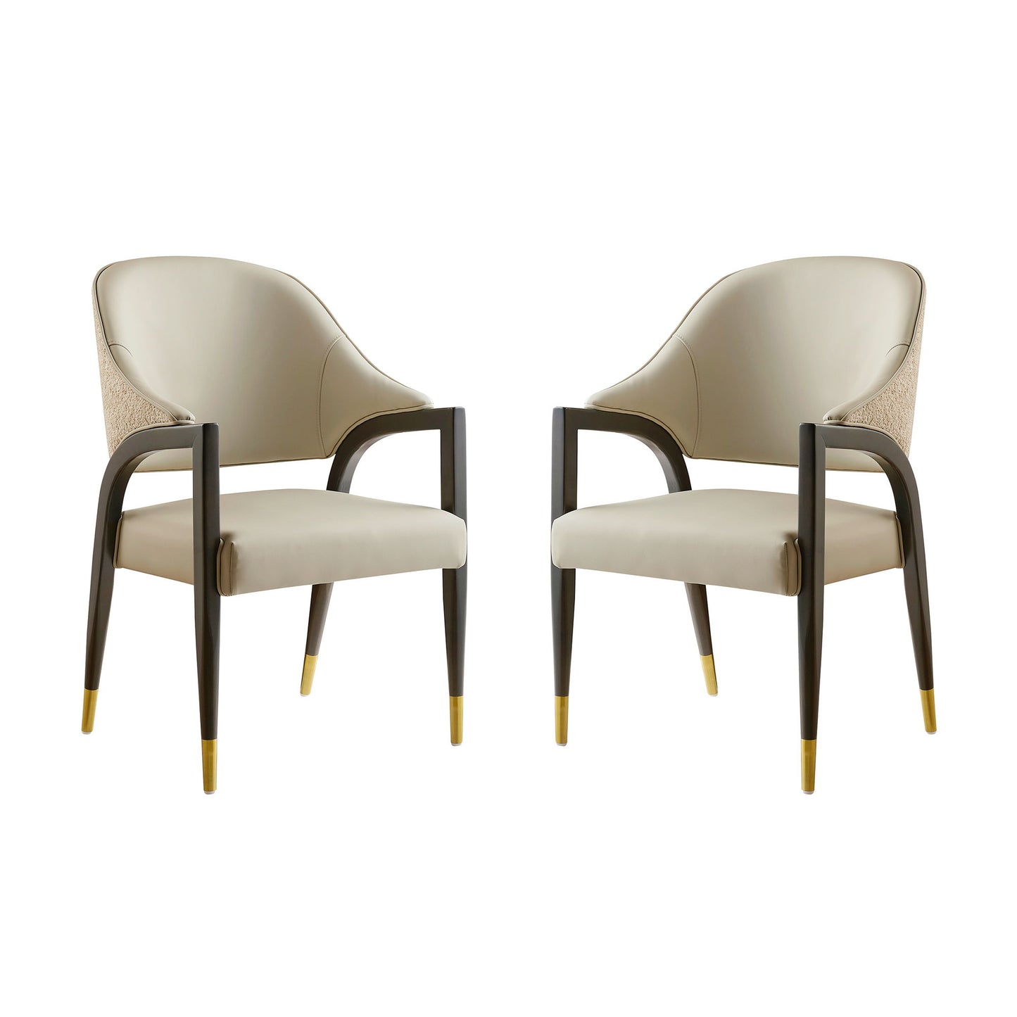 Manhattan Collette - Wood Upholstered Armchair