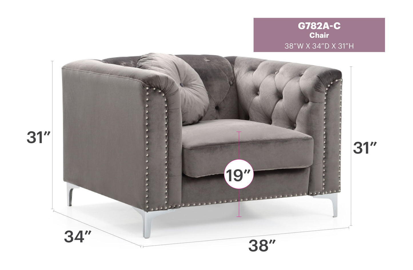 Glory Furniture - Pompano - Chair