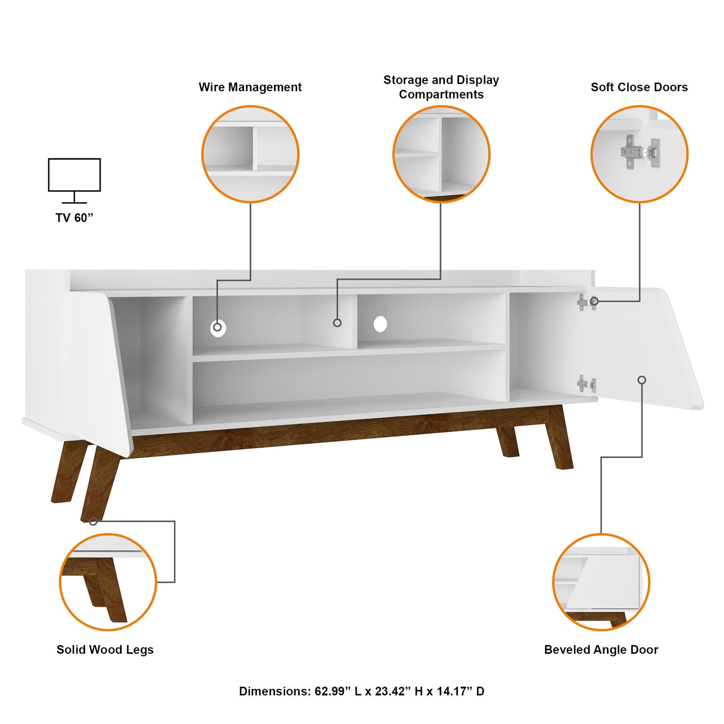 Manhattan Marcus - 63" TV Stand