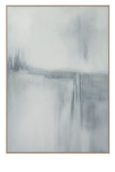 Framed Canvas Misty Crossing - Silver
