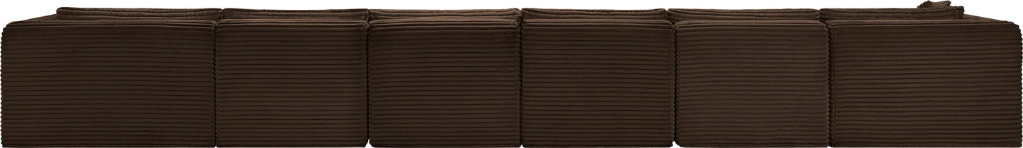 Shaggy - 6 Piece Modular Sectional With Chaise