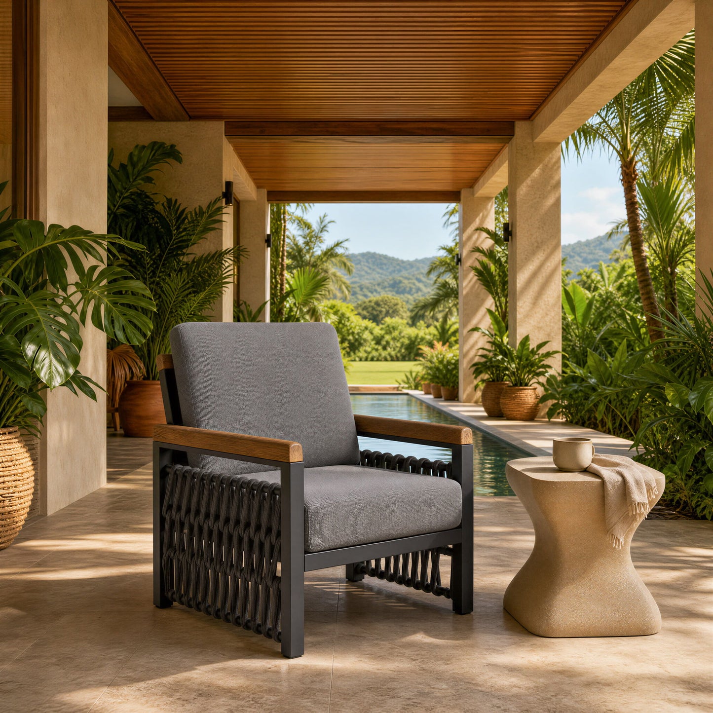 Naru - Accent Chair - Gray