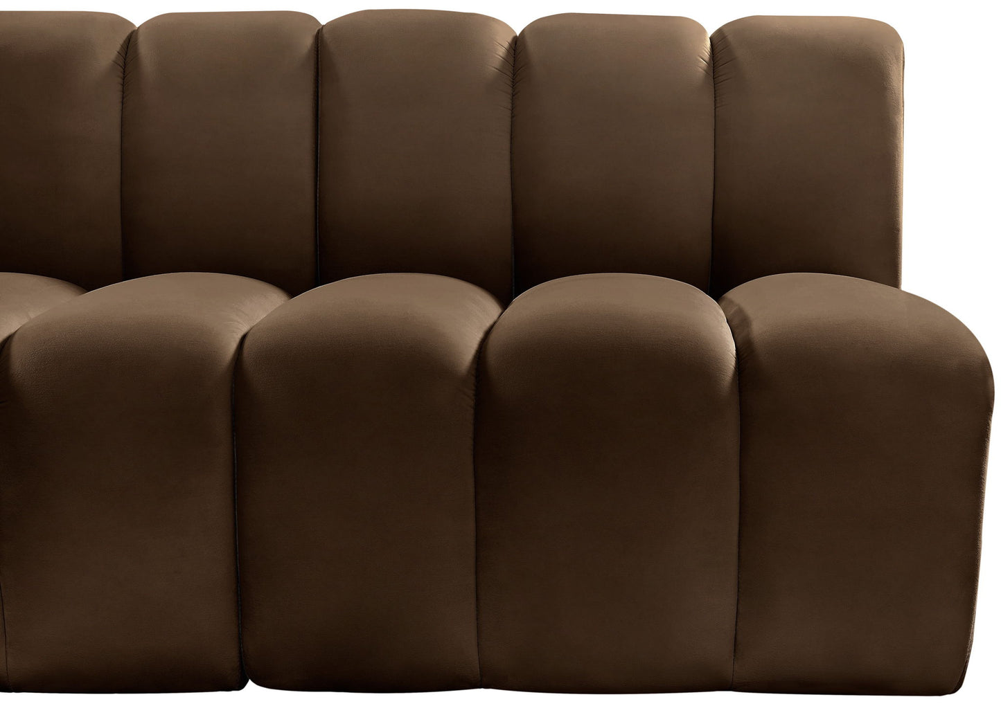 Arc - Velvet 4 Piece Corner Modular Sofa