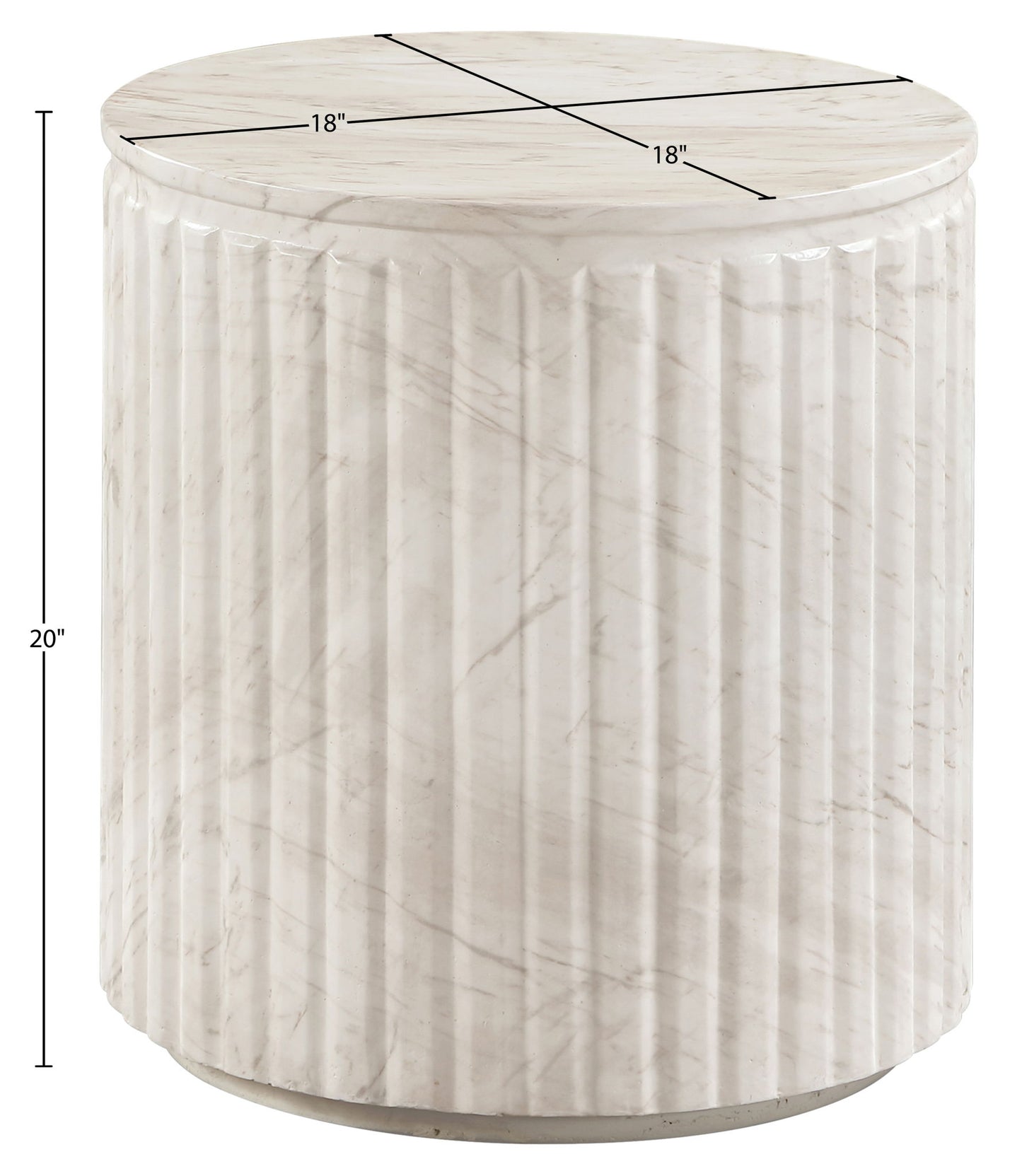 Catania - Concrete Indoor/Outdoor End Table