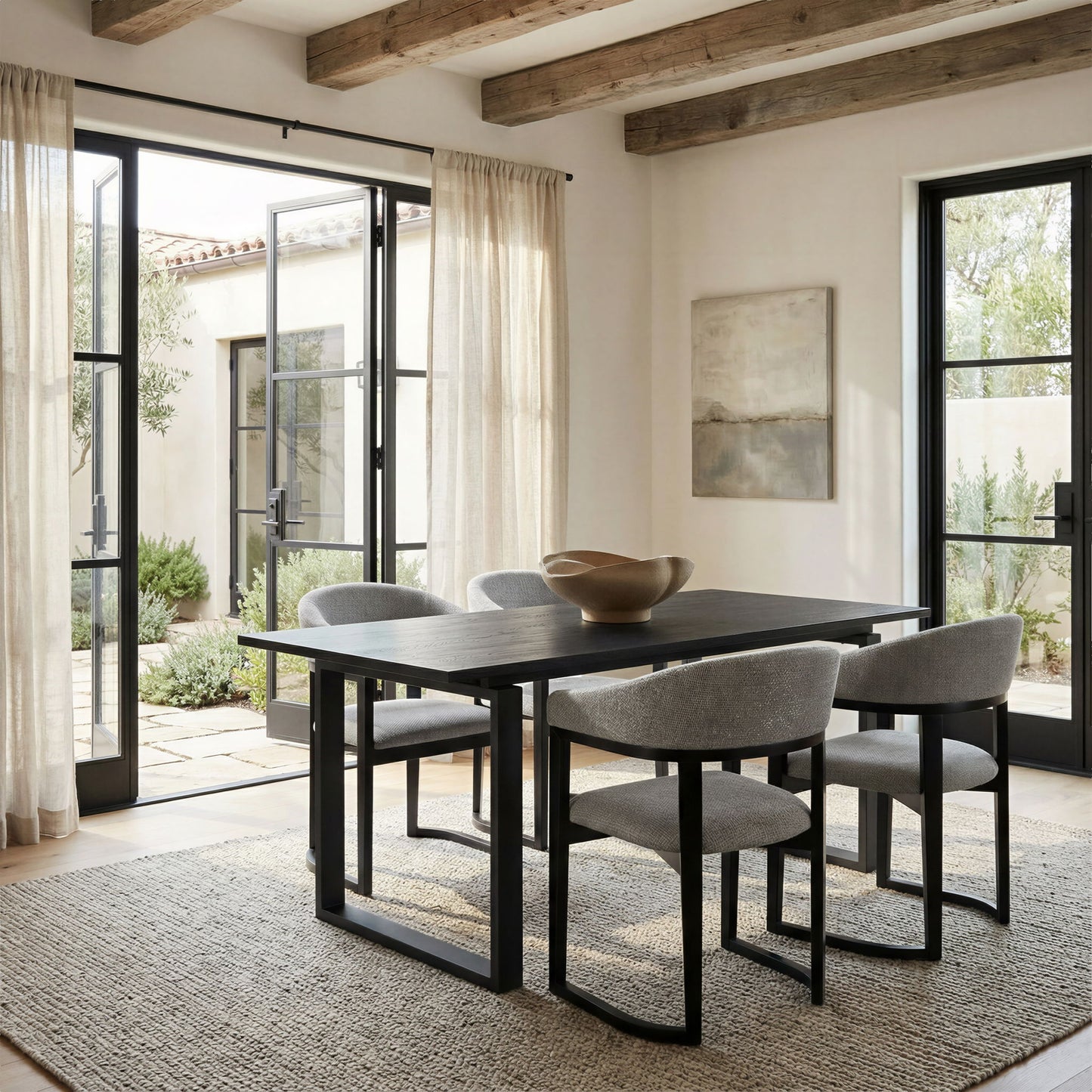 Sundar - Dining Table - Black