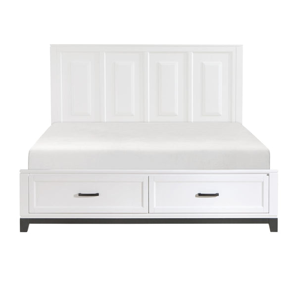 Garretson California King Platform Bed with Footboard Storage