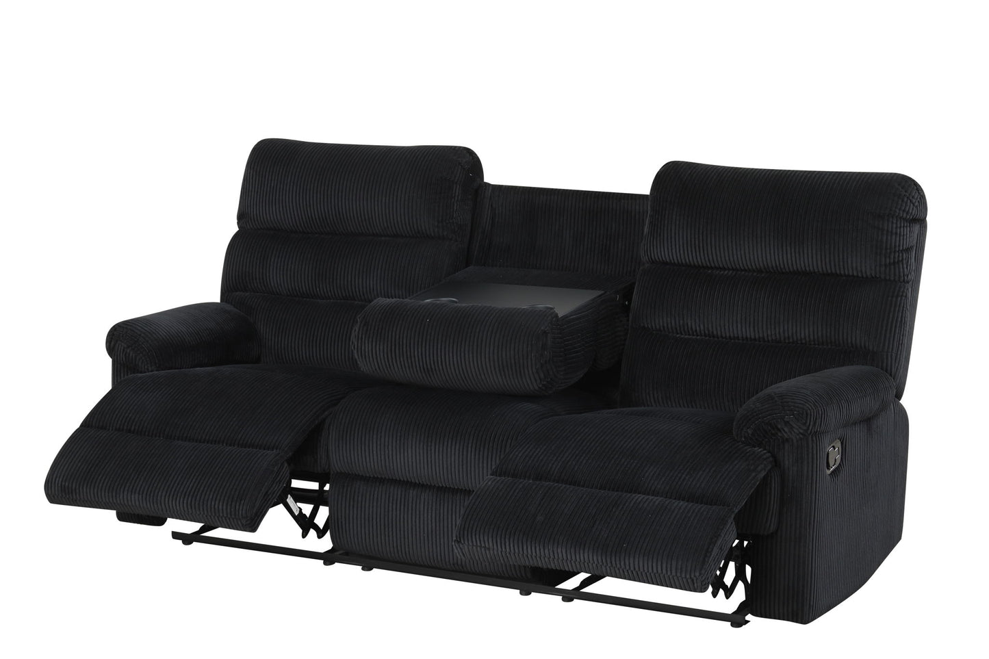 Lucie - Reclining Sofa - Black