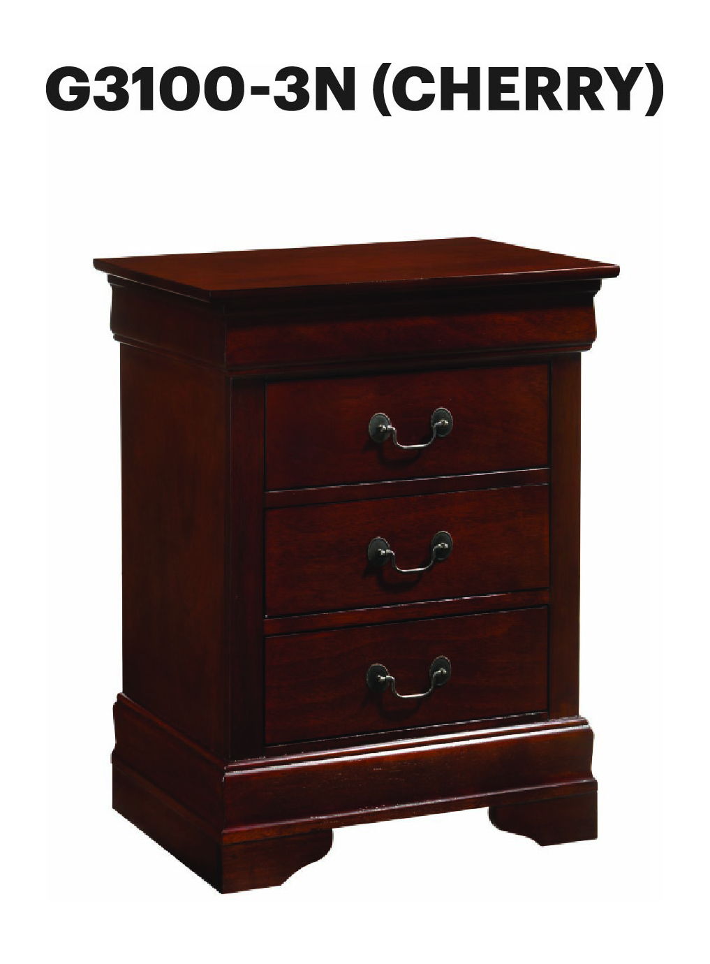 Glory Furniture - Louis Phillipe - Nightstand