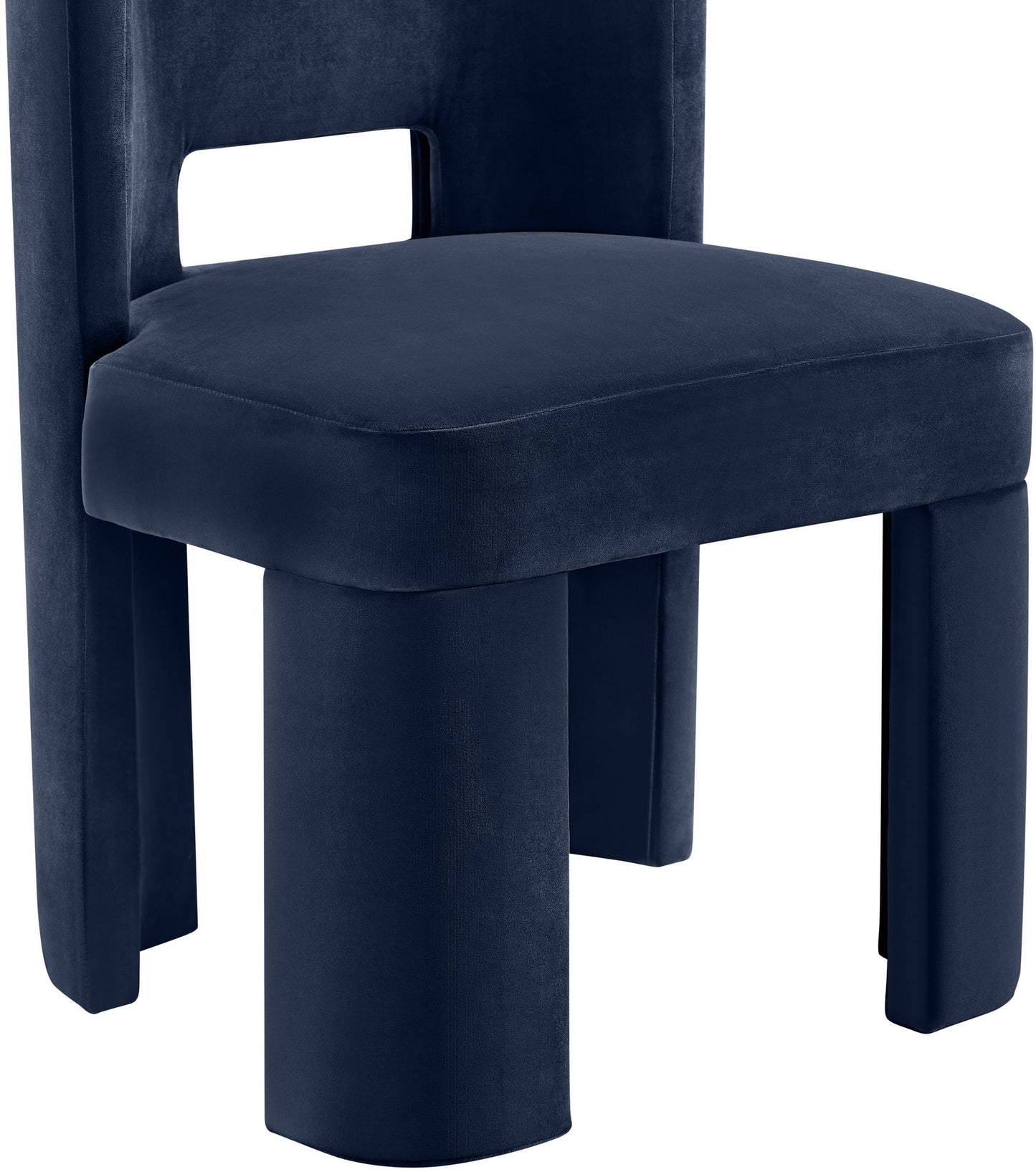 Zuno - Velvet Performance Fabric Upholstered Dining Chair (Set of 2)