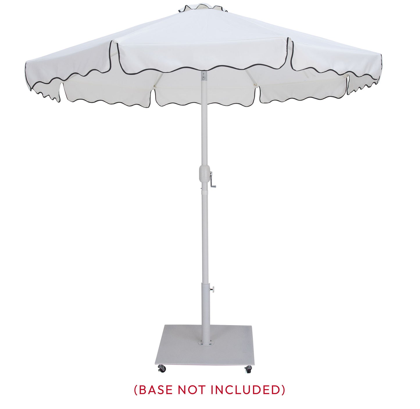 Amalfi - Patio Umbrella - White Pole