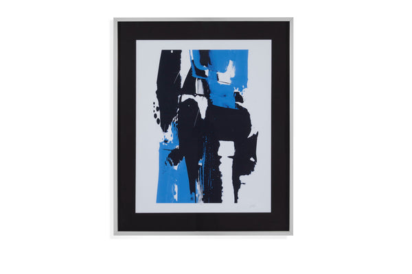 Monolith I Framed Print - Blue