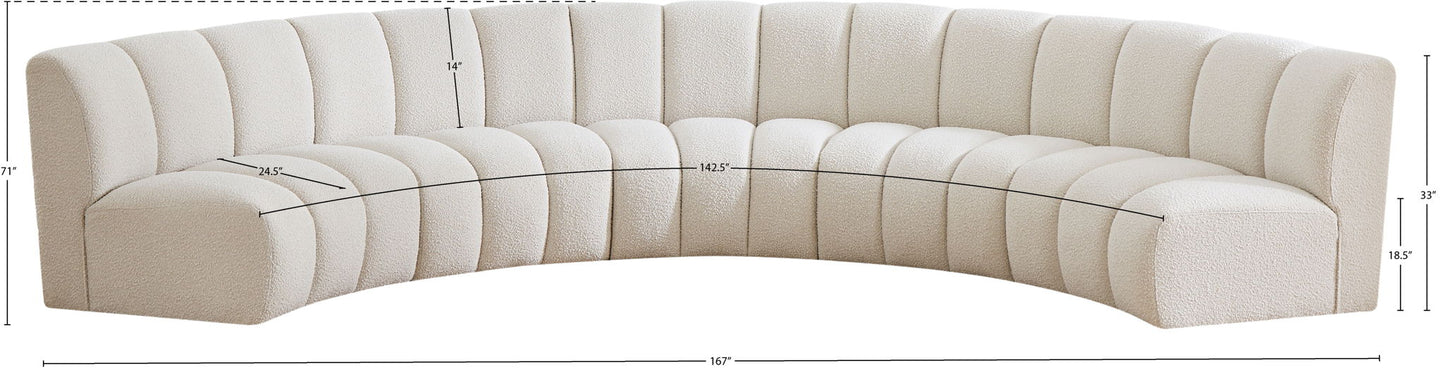 Infinity - 5 Piece Boucle Modular Sectional