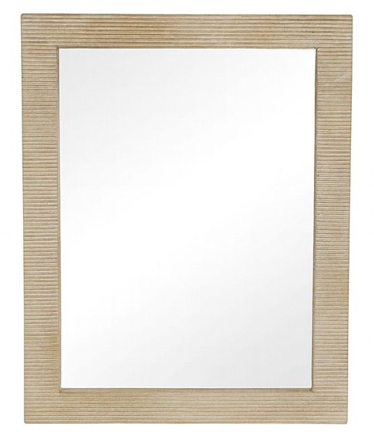 Brielle - Wall Mirror - Distressed White